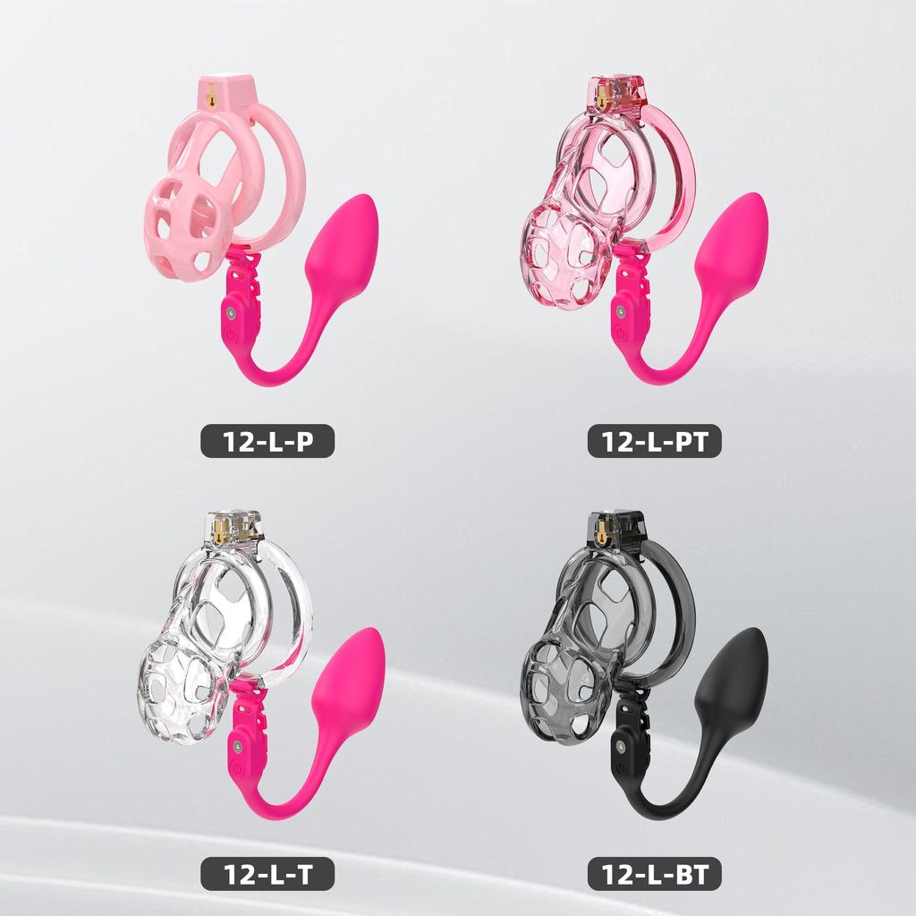 Generation 12Soft Silicone
(with Anal Plug) Chastity Cage Set - detail 1
