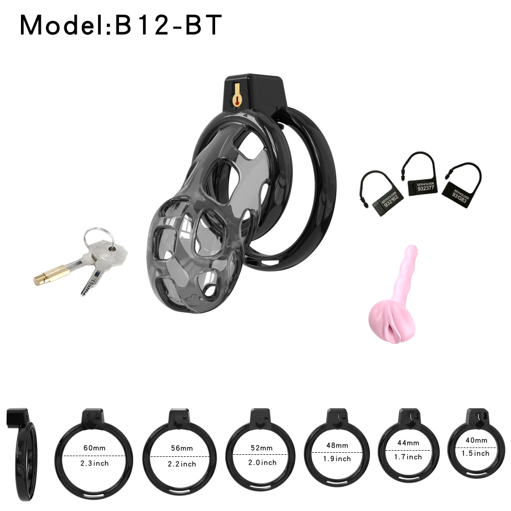 Generation 12 Chastity Cage Set (B12, C12, D12) - detail 1