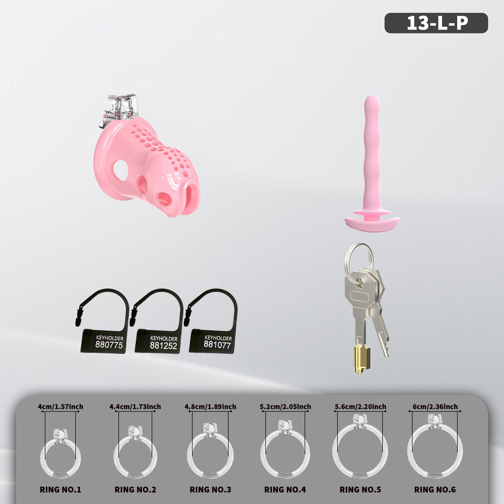 Generation 13 Chastity Cage Set (B13, C13, D13) - detail 1