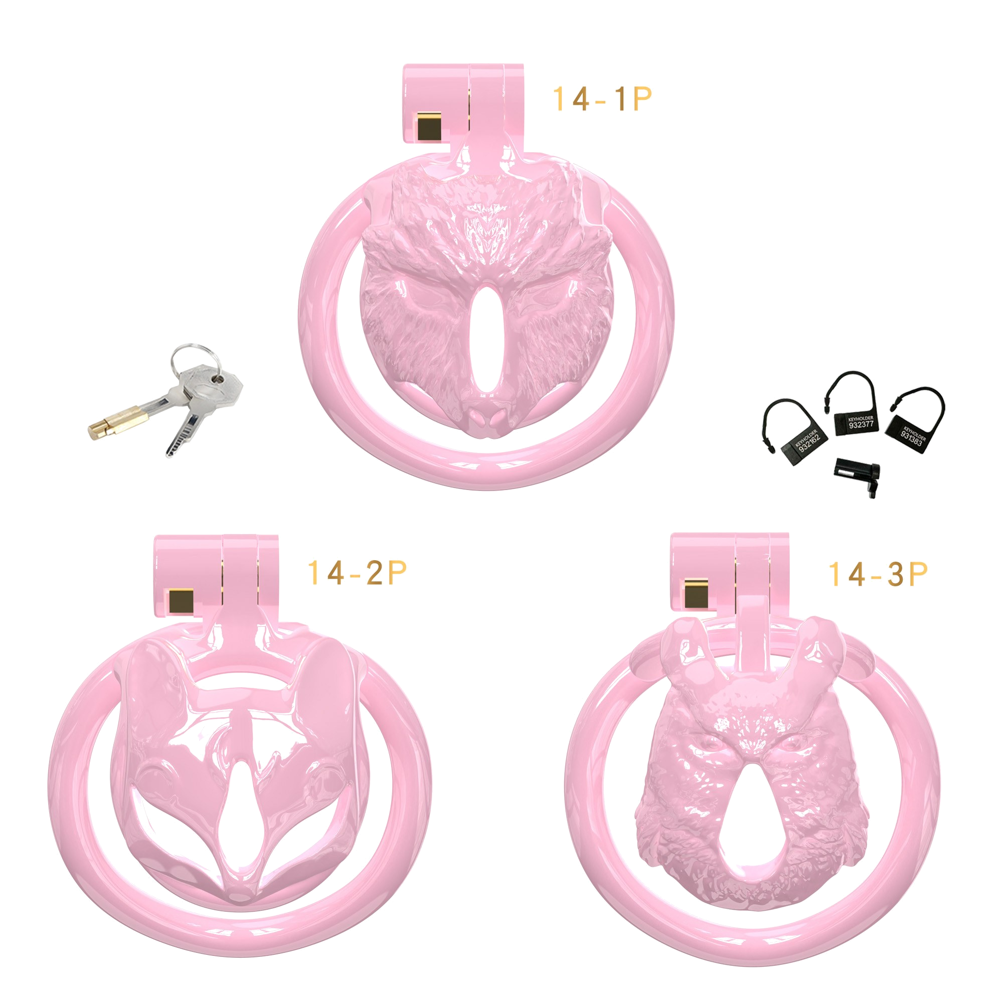 Generation 14 Chastity Cage Set - main image