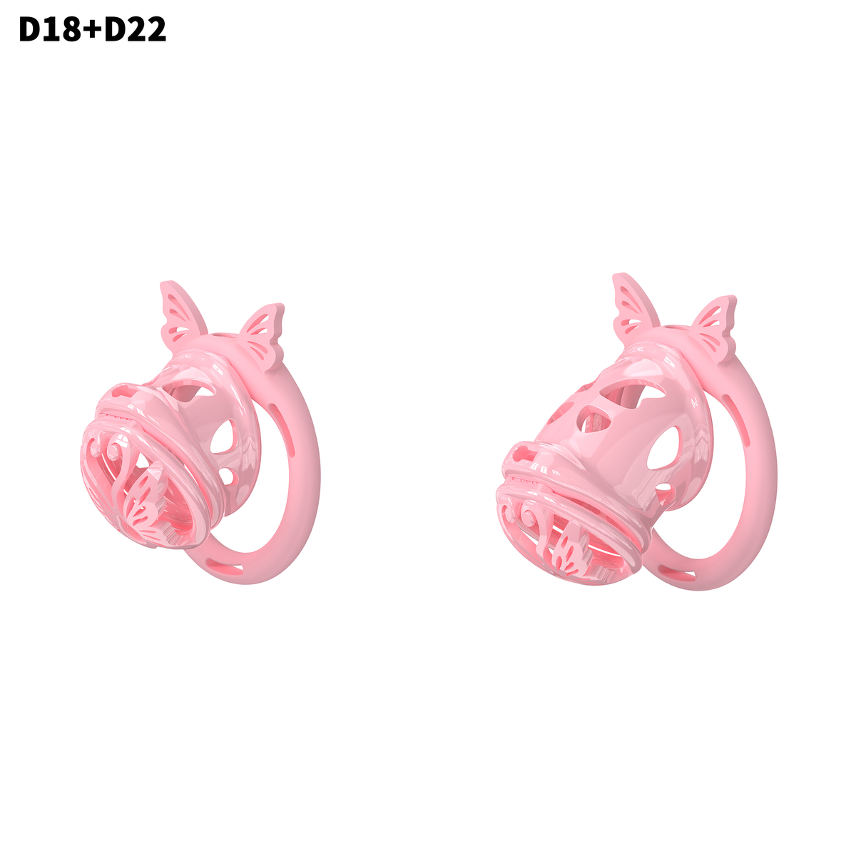 D18 Dual-Lock Chastity Set with D22-A - detail 1
