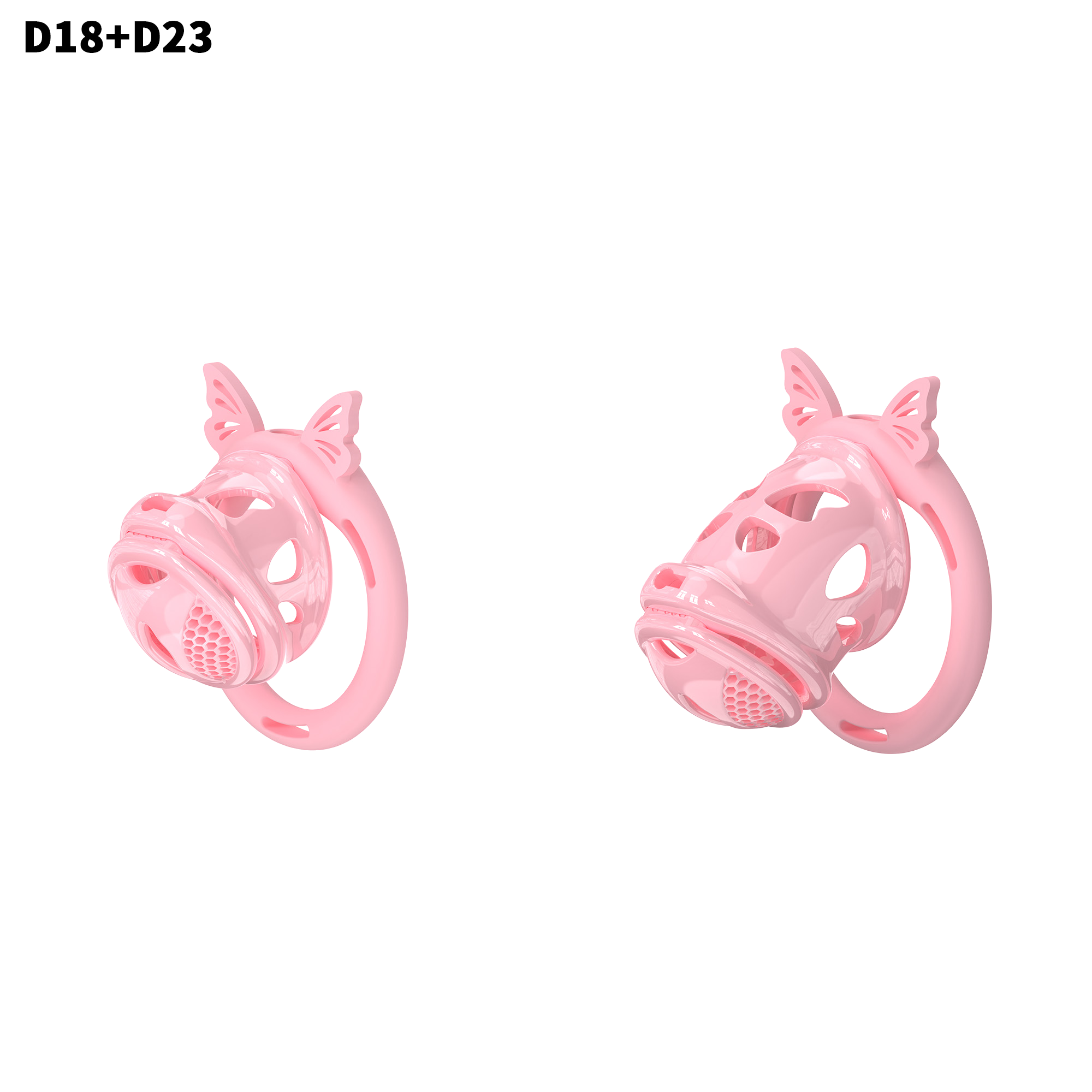D18 Dual-Lock Chastity Set with D23-B - detail 1