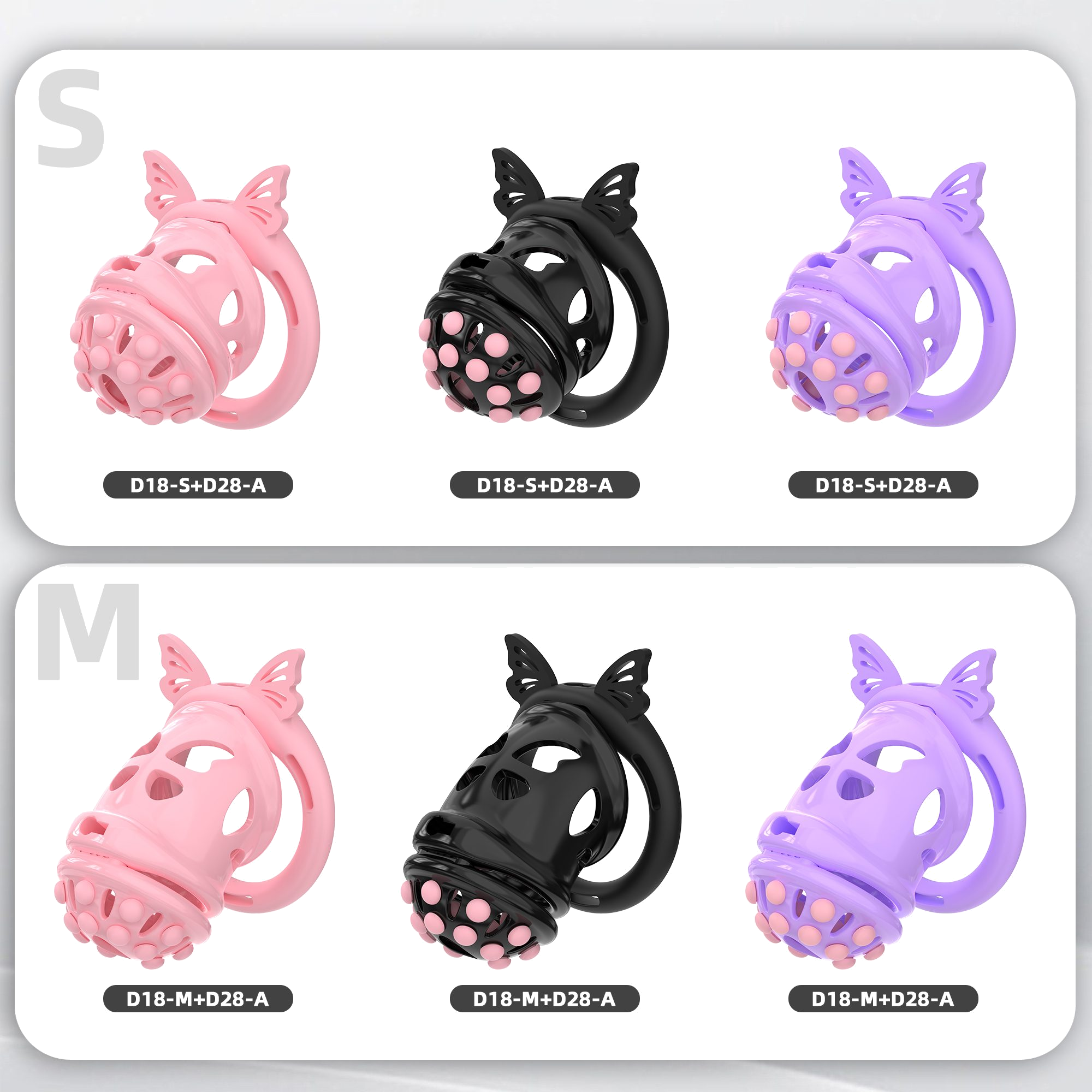 D18 Dual-Lock Chastity Set with D28-A - detail 1