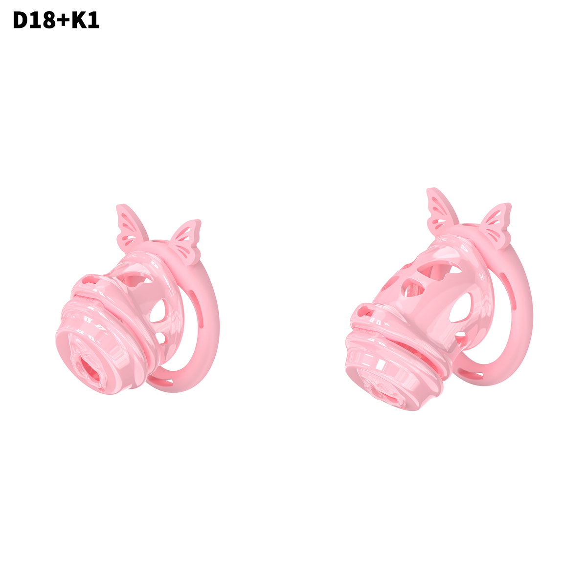 D18 Dual-Lock Chastity Set with K1-D - detail 1