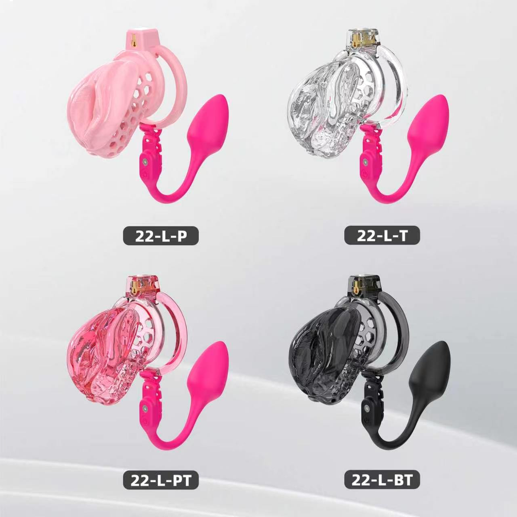 Generation 22Soft Silicone
(with Anal Plug) Chastity Cage Set - main image