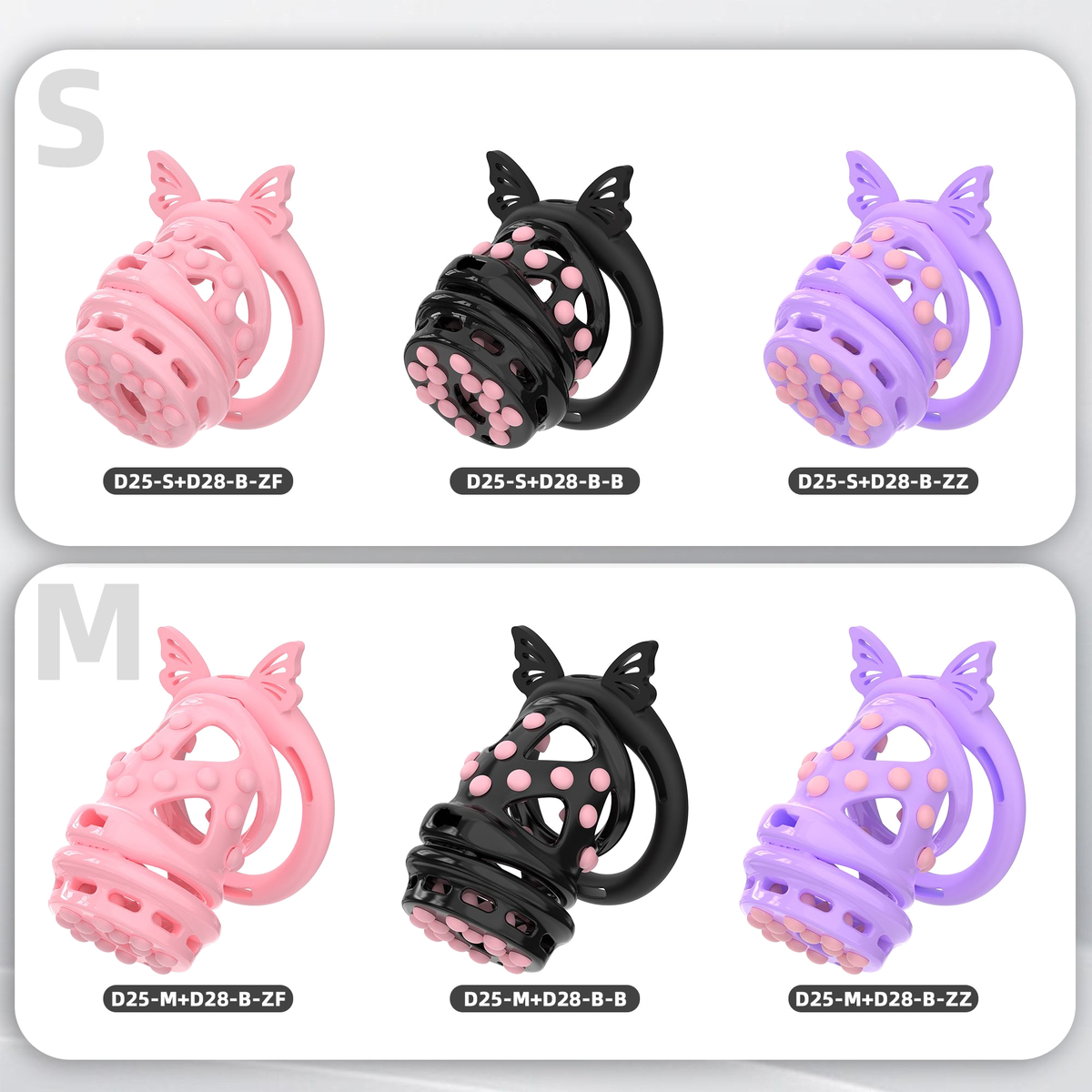 D25 Dual-Lock Chastity Set with D28-B - detail 1