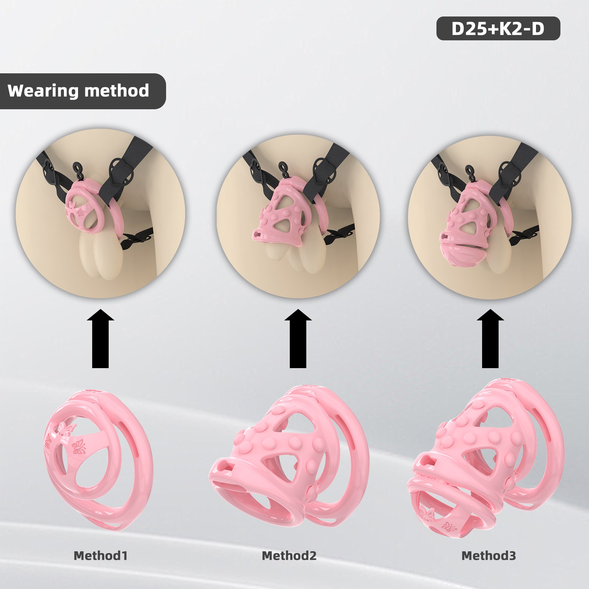 D25 Dual-Lock Chastity Set with K2-D - main image