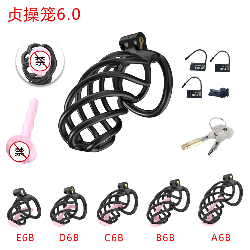 Generation 6 Chastity Cage Set - detail 1