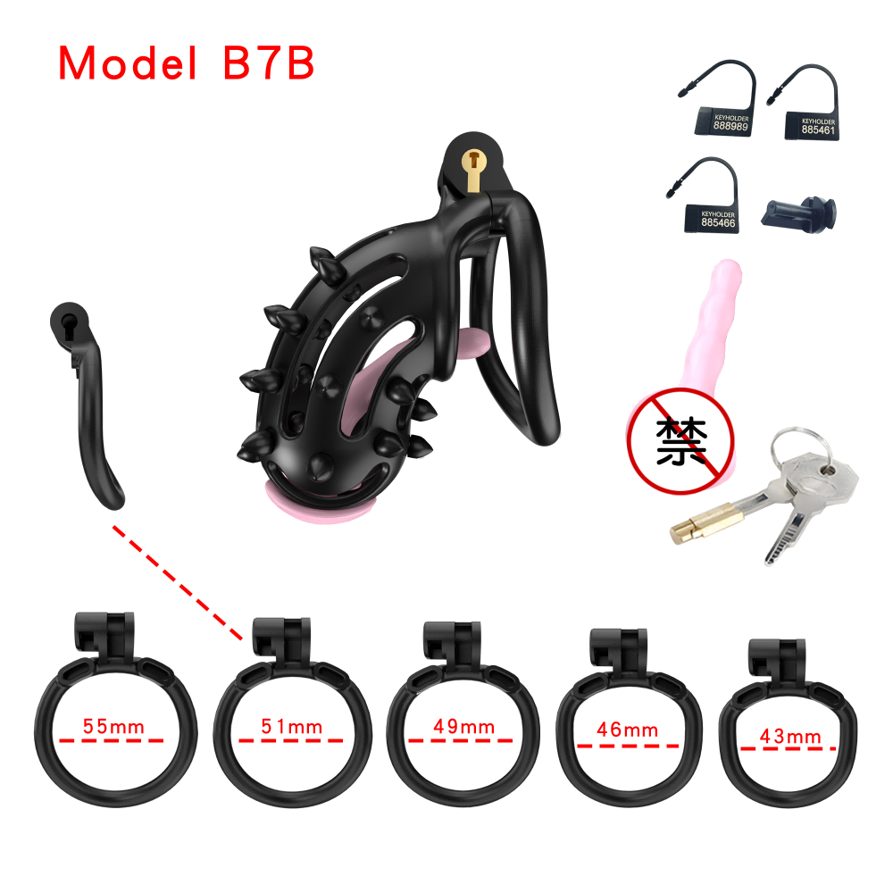 Generation 7 Chastity Cage Set - detail 1