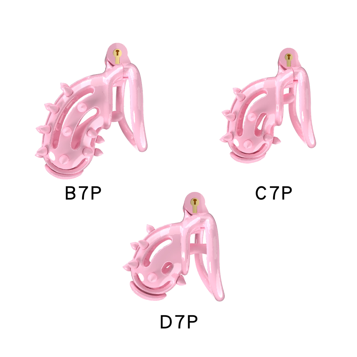 Generation 7 Chastity Cage Set - main image