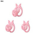 D11 Chastity Cage Set with Silicone Rings - main image