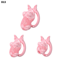 D13 Chastity Cage Set with Silicone Rings - main image