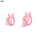 D15 Chastity Cage Set with Silicone Rings - main image
