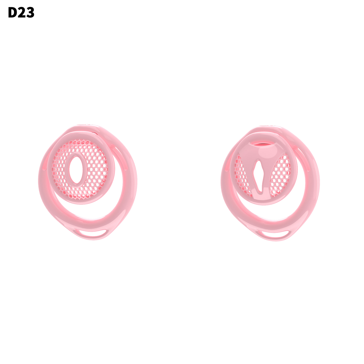 D23 Chastity Cage Set with Plastic Rings - main image