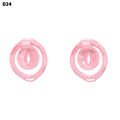 D24 Chastity Cage Set with Plastic Rings - main image