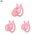 D4 Chastity Cage Set with Silicone Rings - main image