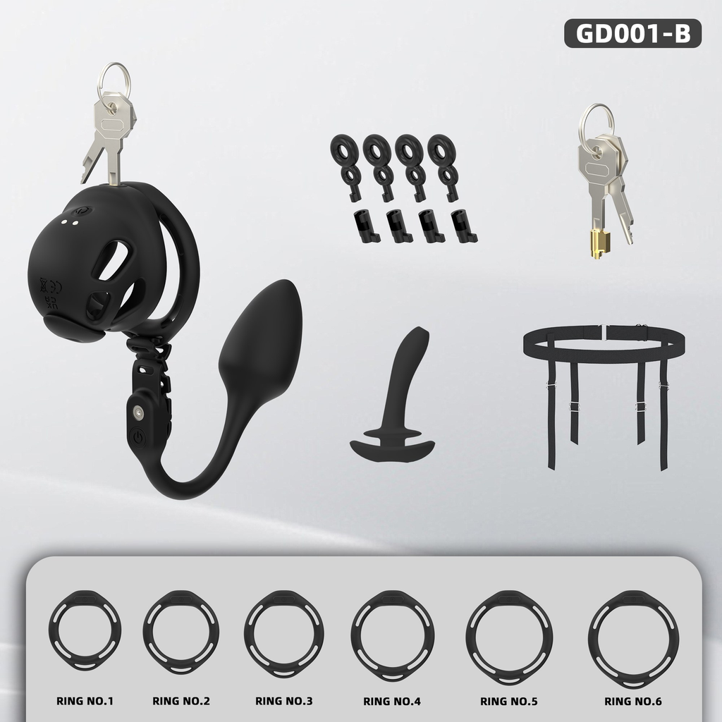 GD1 Electric Chastity Cage Set - main image