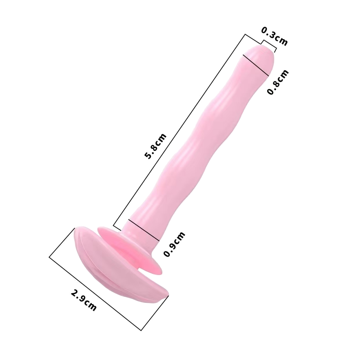 1 large skin-tone urethral tube - main image