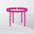 1 pink four-strap belt - main image