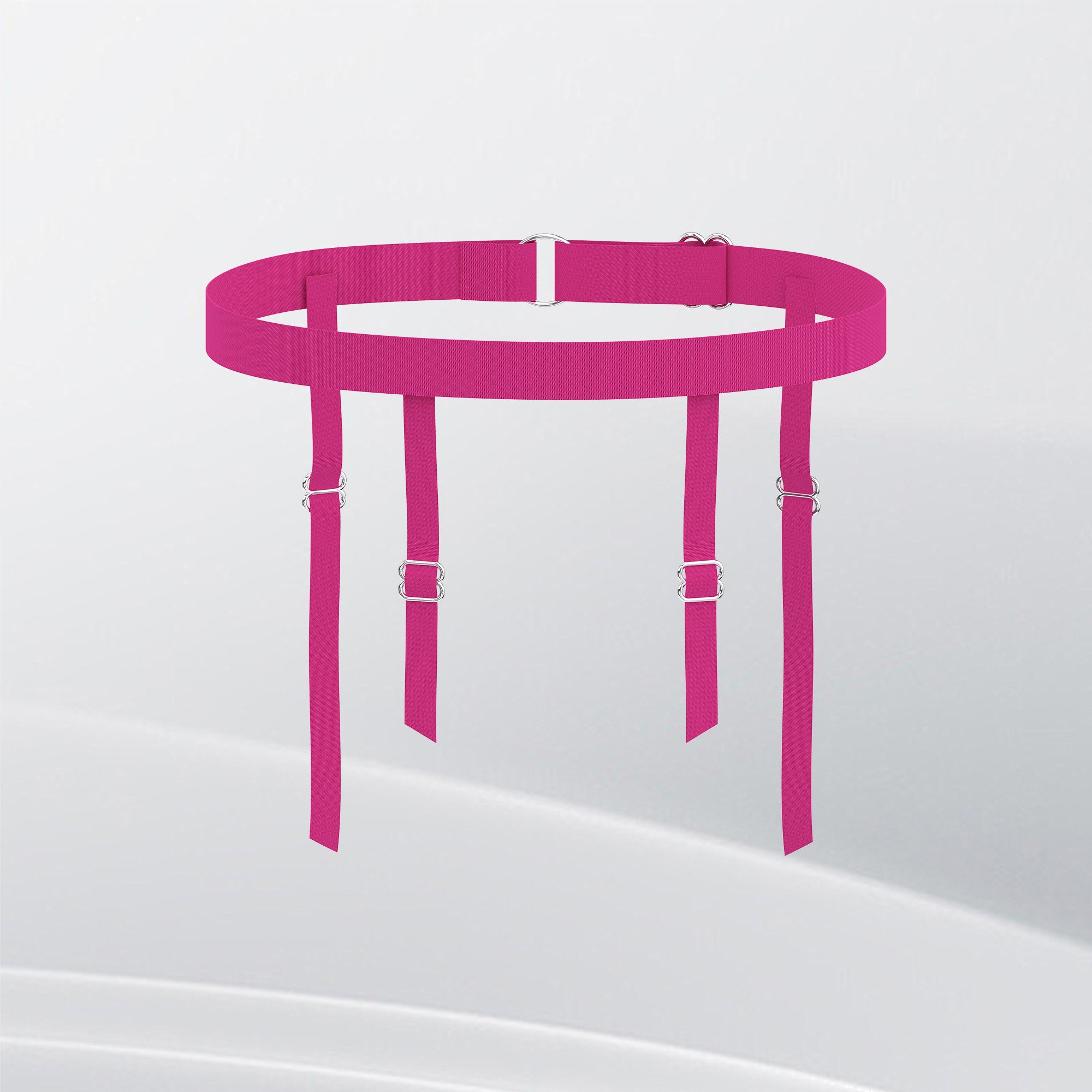 1 pink four-strap belt - main image
