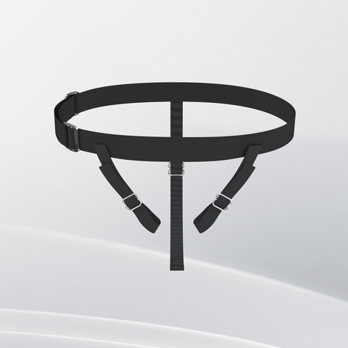 1 black triangular belt - main image
