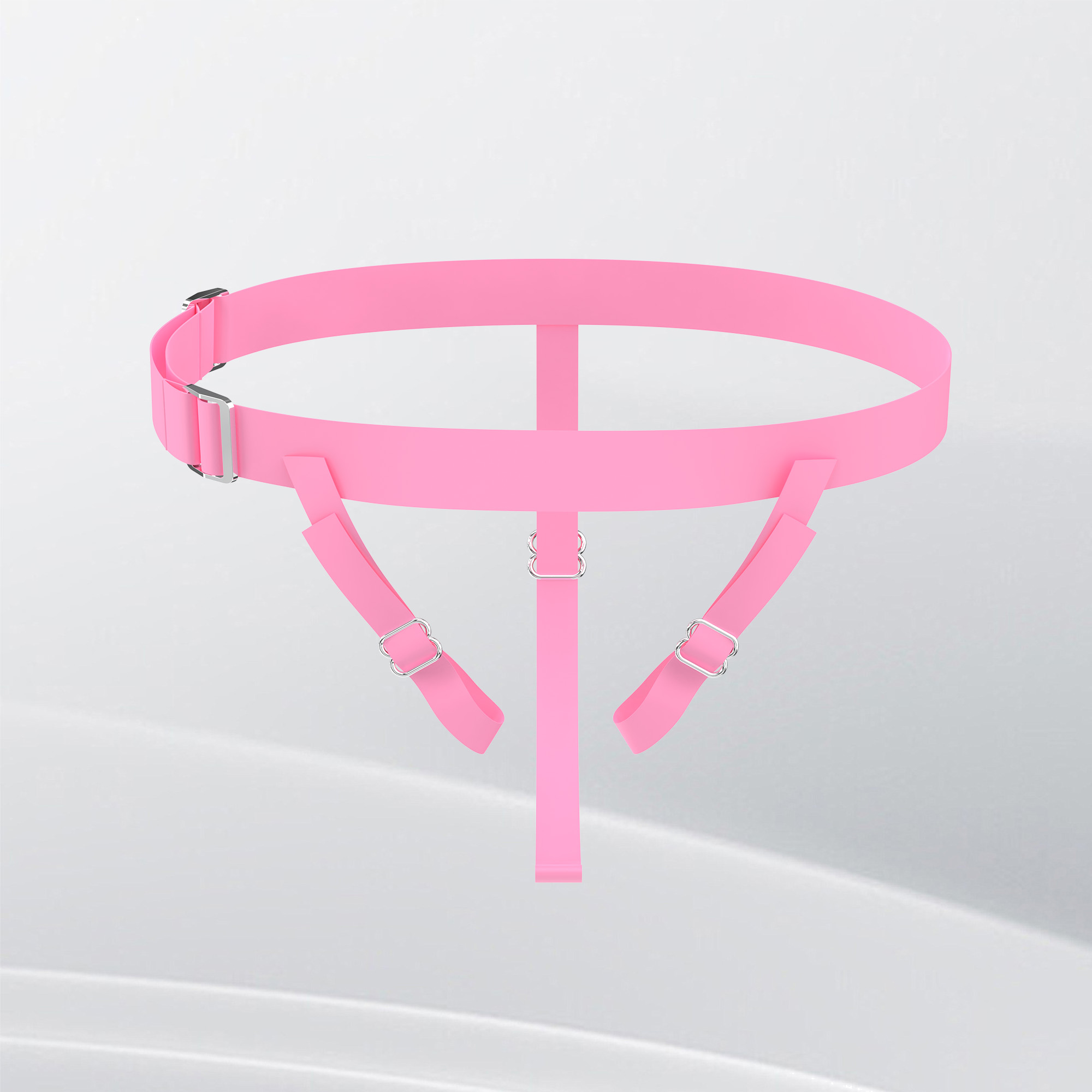 1 pink triangular belt - main image