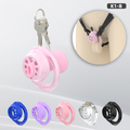 K1-B Plastic Chastity Cage Set with Plastic Rings - main image