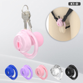 K1-D Plastic Chastity Cage Set with Plastic Rings - main image