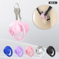 K2-C Plastic Chastity Cage Set with Plastic Rings - main image