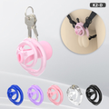 K2-D Plastic Chastity Cage Set with Plastic Rings - main image